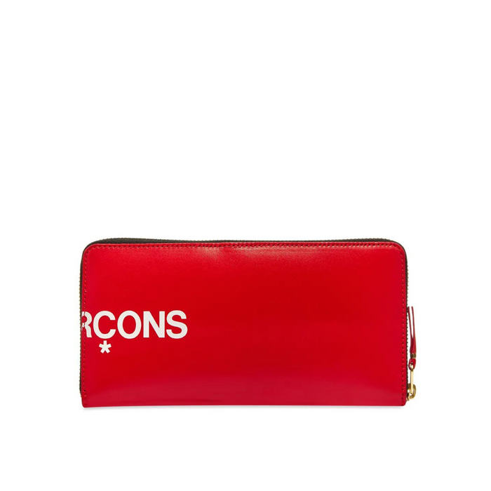 COMME des GARÇONS WALLETS Huge Logo Wallet - Red