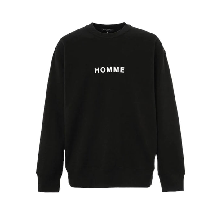 COMME des GARÇONS Homme Logo Pullover Sweatshirt - Black