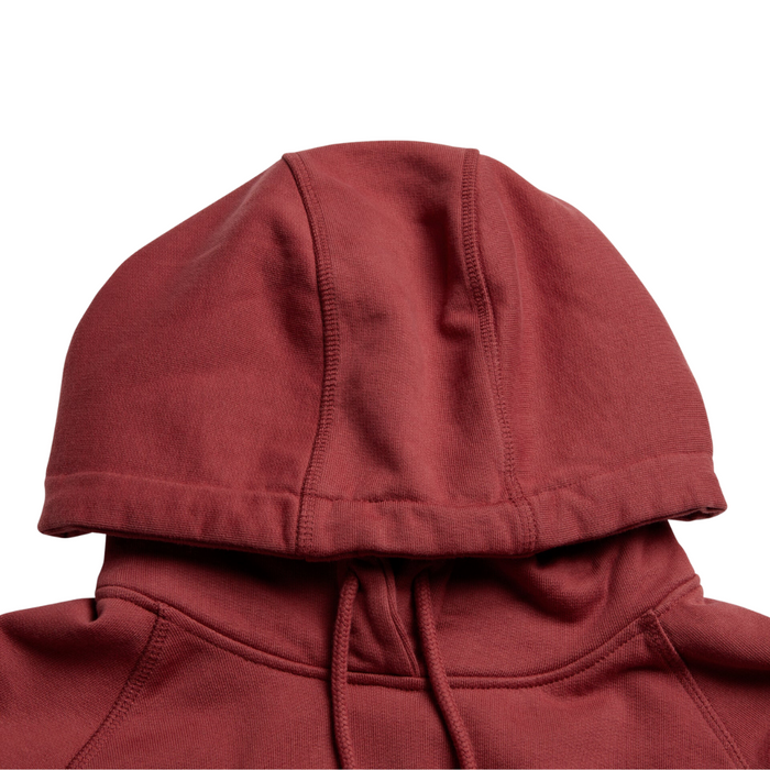 Parra Script Logo Hooded Sweatshirt - Brick Red