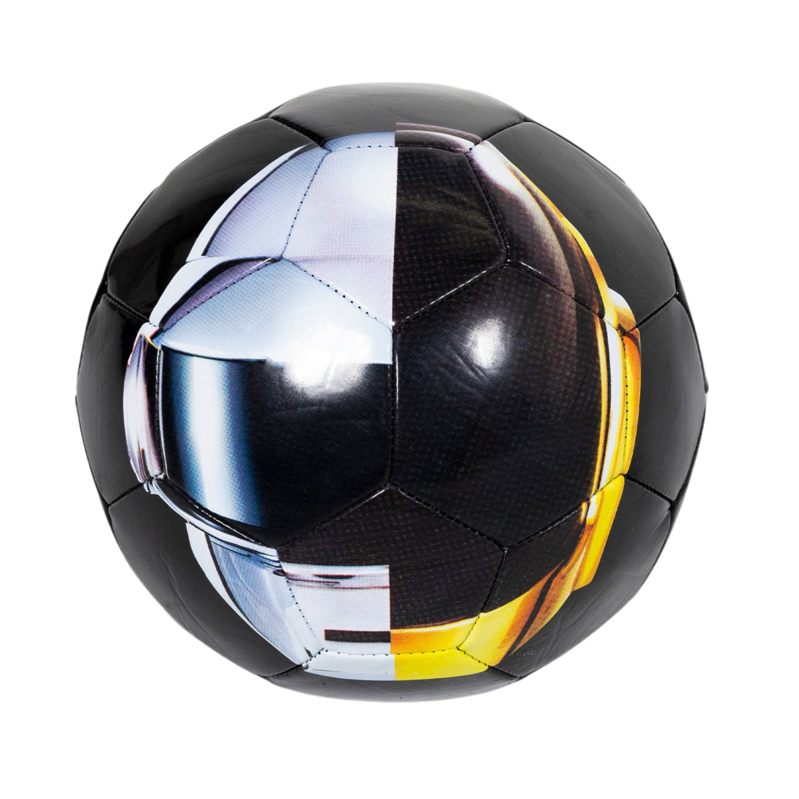 Pleasures x Daft Punk Helmets Soccer Ball - Black – ficegallery