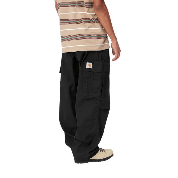 Men's Carhartt WIP Cole Cargo Pant - Black Rinsed