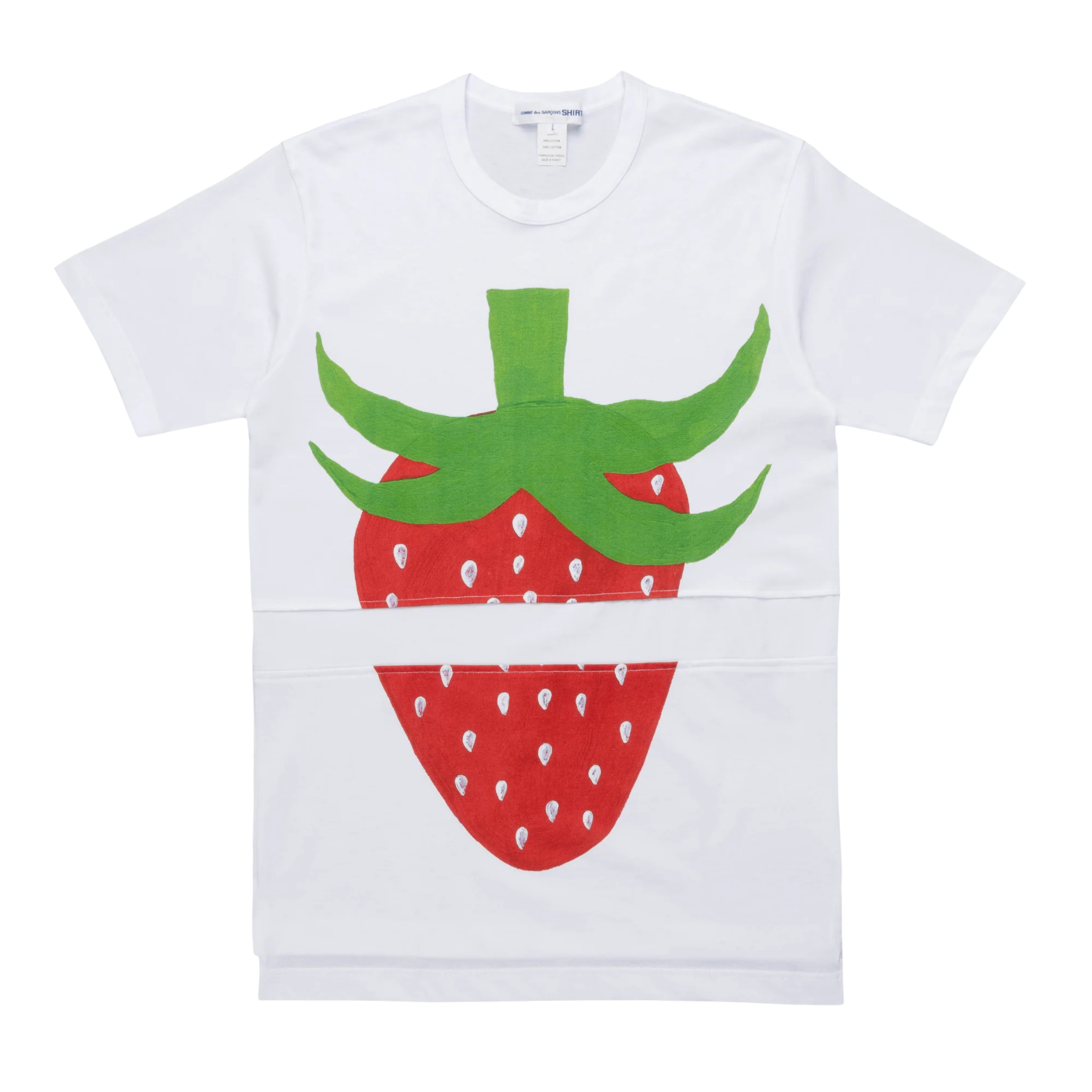COMME des GARÇONS SHIRT Big Strawberry Tee - White – ficegallery