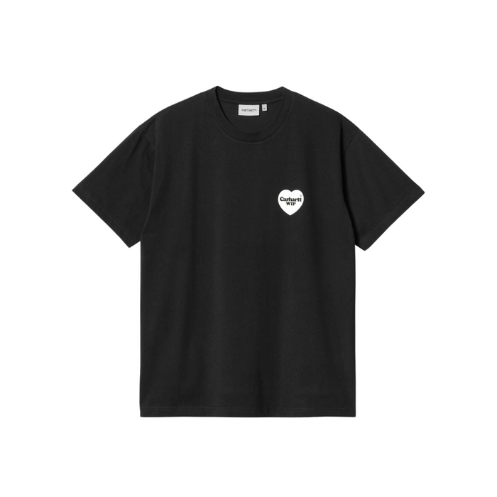 Carhartt WIP Heart Bandana T-Shirt - Stone Washed Black/White