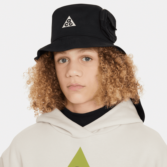 Nike Kid's ACG Apex Bucket Hat - Black/Black/White