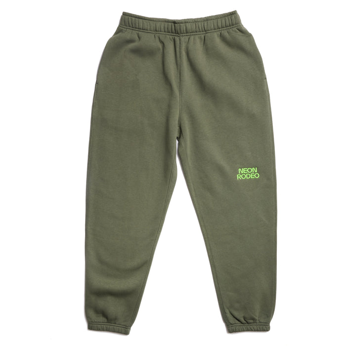 Neon Rodeo 2023 Puff Print Sweatpants - Forest