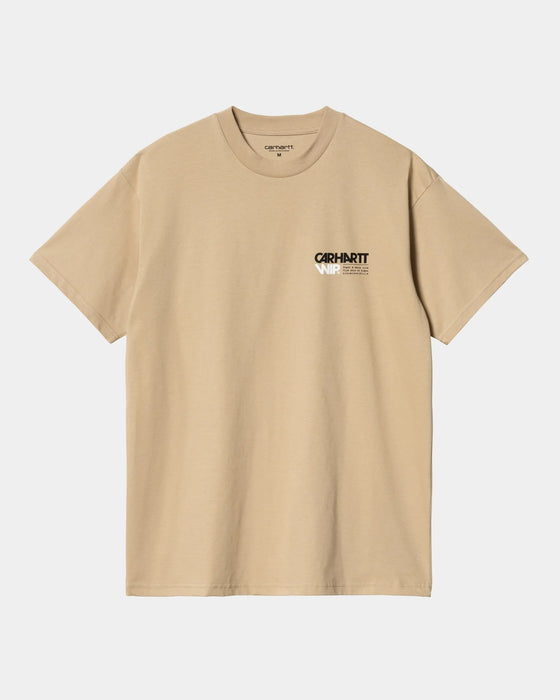 Men's Carhartt WIP Contact Sheet Short-Sleeve T-Shirt - Sable