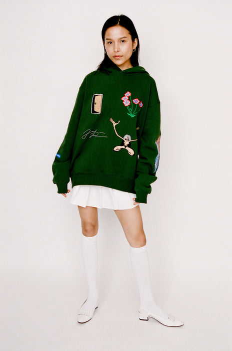 Jungles Exit Through The Back Hoodie - Green