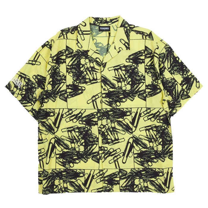 Pleasures Clips Button Down - Yellow
