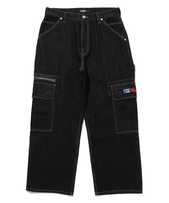 Men's XLARGE Inc. Denim Cargo Pants - Black