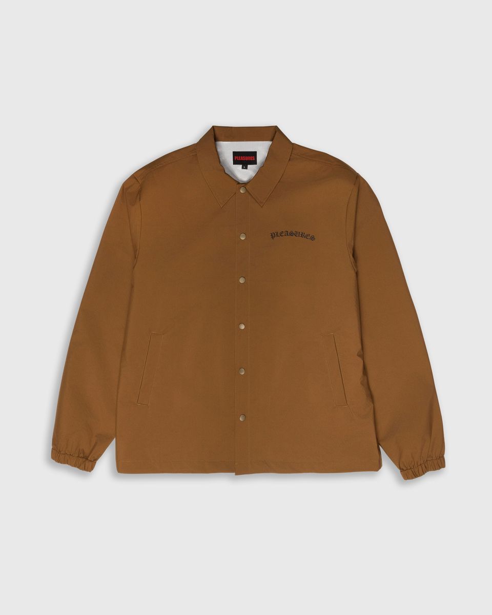 Pleasures Neural Coach Jacket - Brown