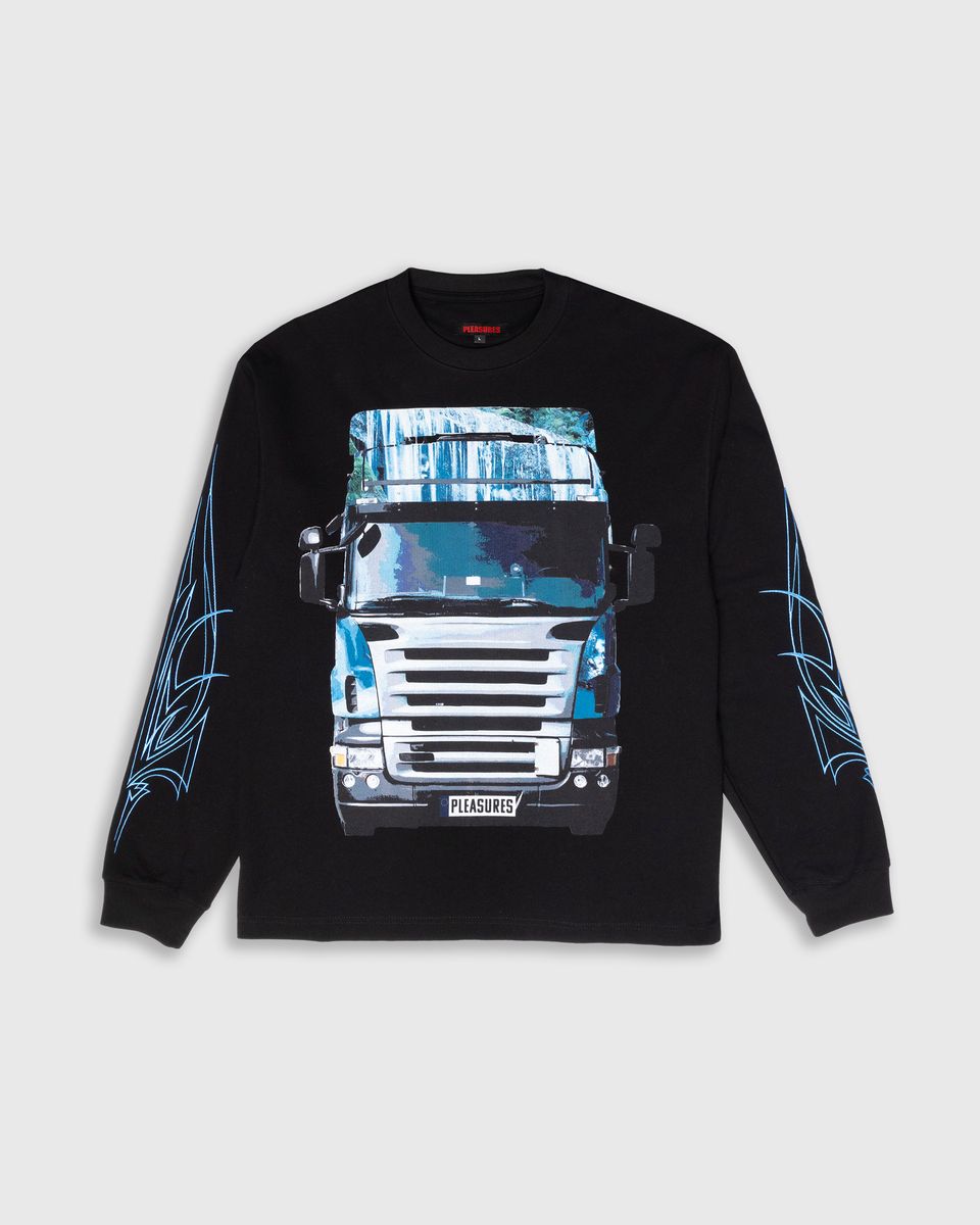 Pleasures Semi Heavyweight L/S Shirt - Black