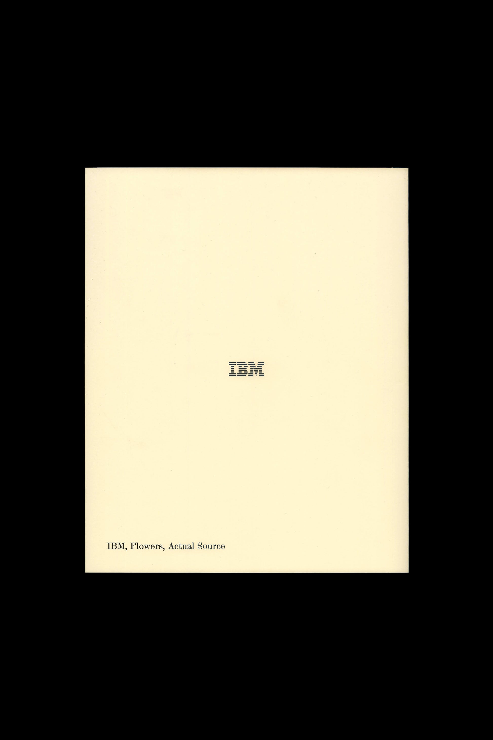 IBM Research Actual Source