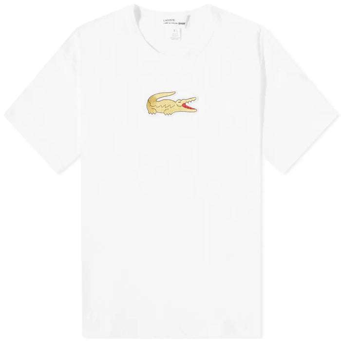 COMME des GARÇONS Shirt x Lacoste Men's T-Shirt - White