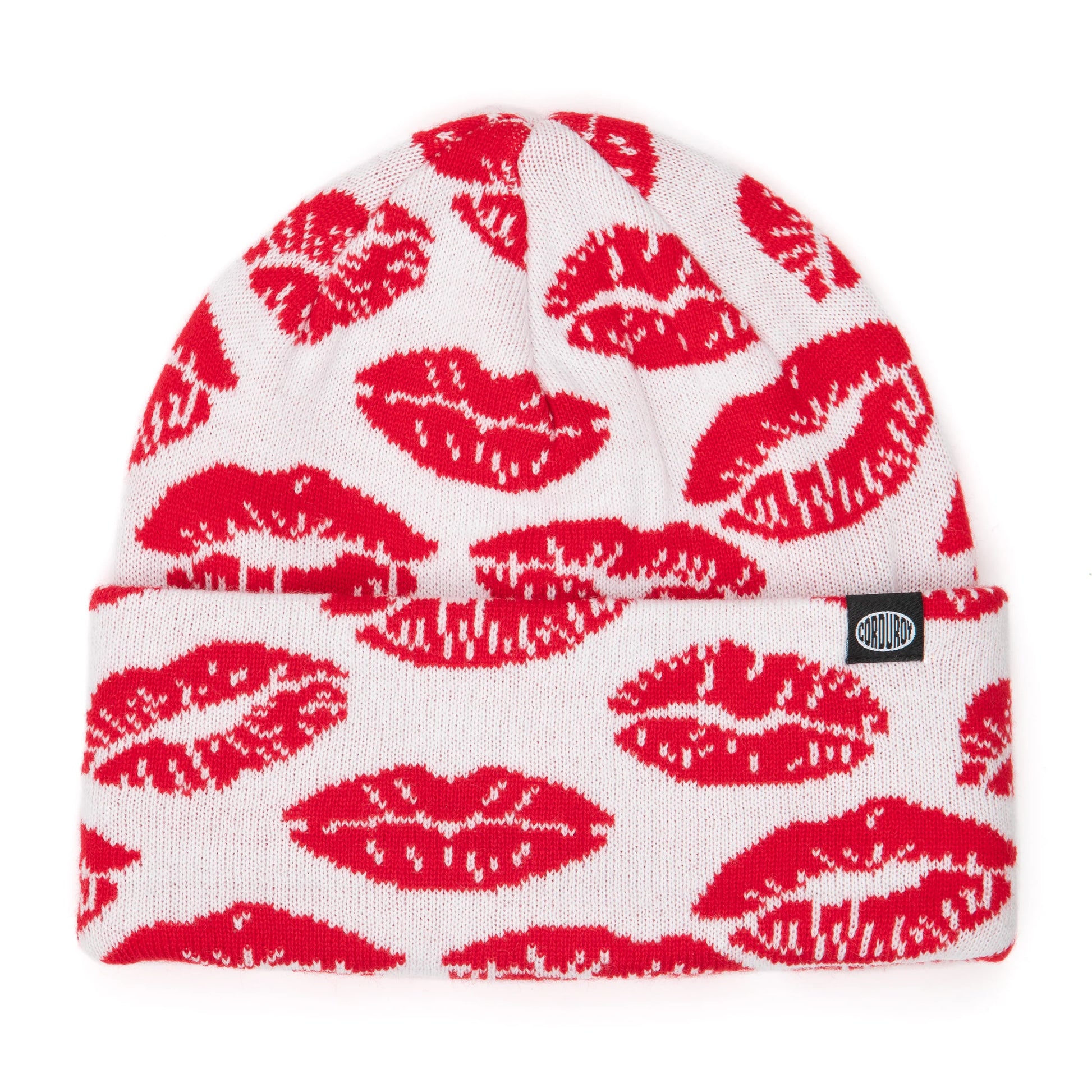 Corduroy 1-800 Beanie - White