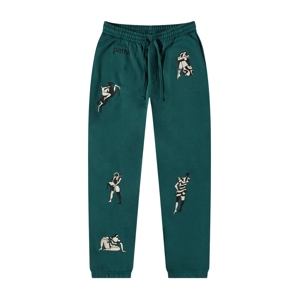 Parra Life Experience Sweatpants - Pine Green