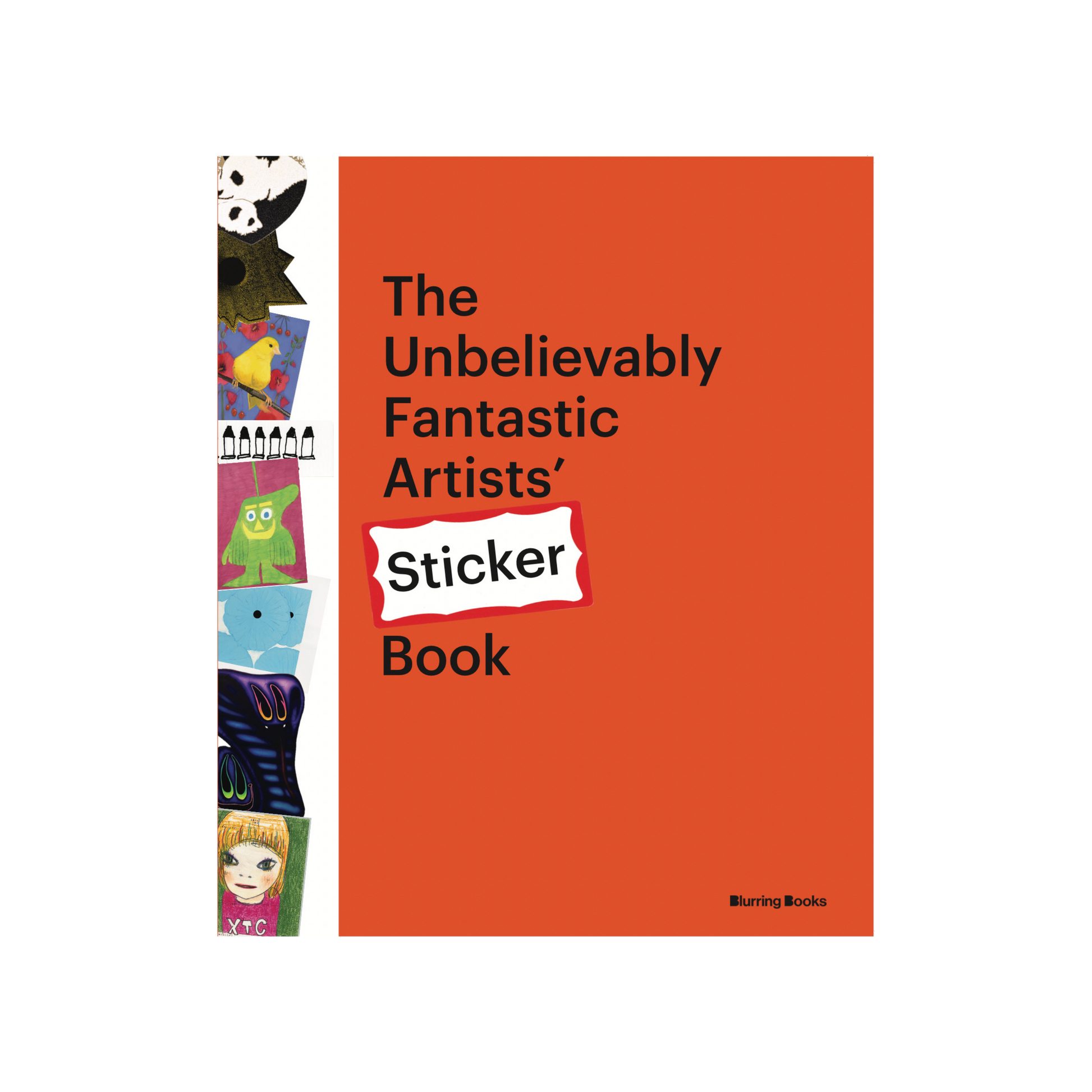 THE UNBELIEVABLY FANTASTIC ARTISTS' STICKERS BOOK *Signed Copy* - Db Burkeman