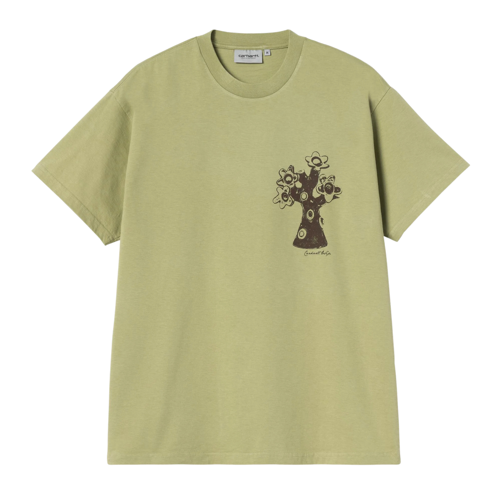 Carhartt WIP Forma T-Shirt - Gentle Green (Heavy Stone Wash)