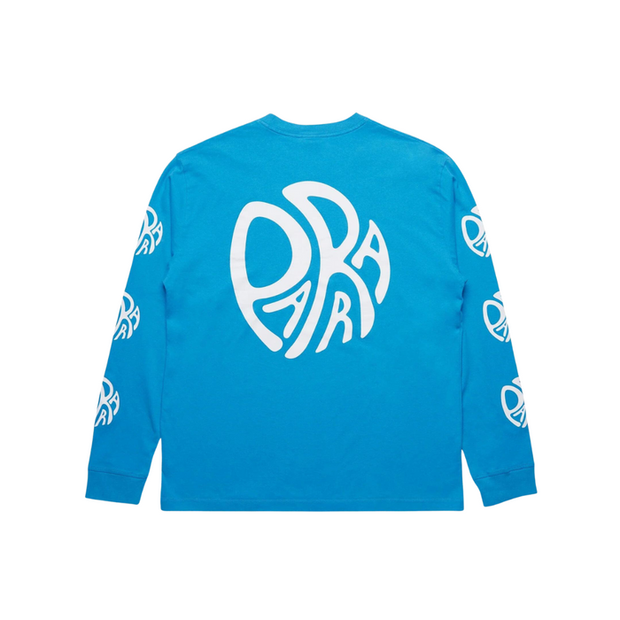 Parra Tweak Logo L/S - Greek Blue