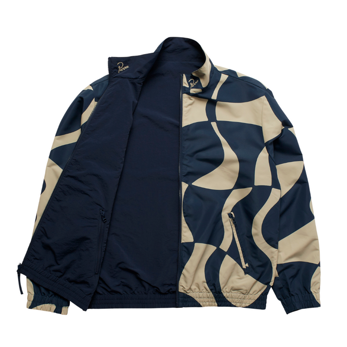 Parra Zoom Winds Reversible Track Jacket - Navy Blue