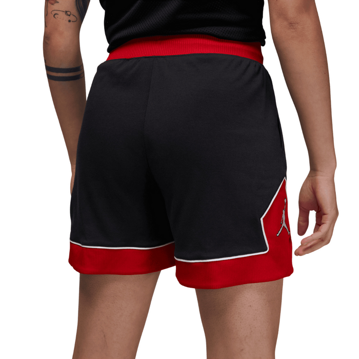 Women's Jordan Diamond Shorts - Black/Gym Red/White