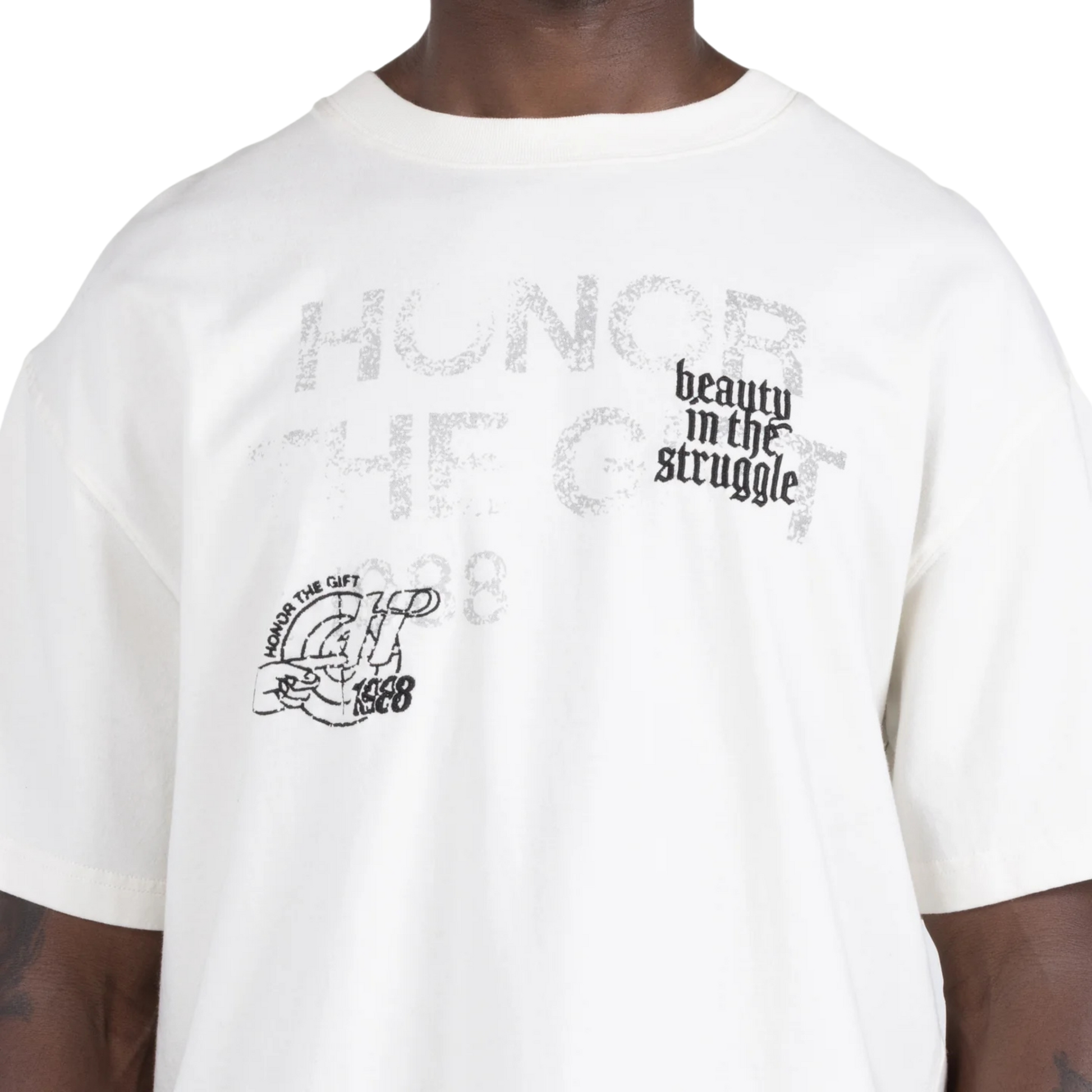 Men's Honor The Gift Beauty in The Struggle SS Tee - White