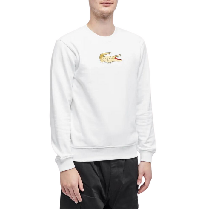 COMME des GARÇONS Shirt x Lacoste Men's Pullover Sweatshirt - White