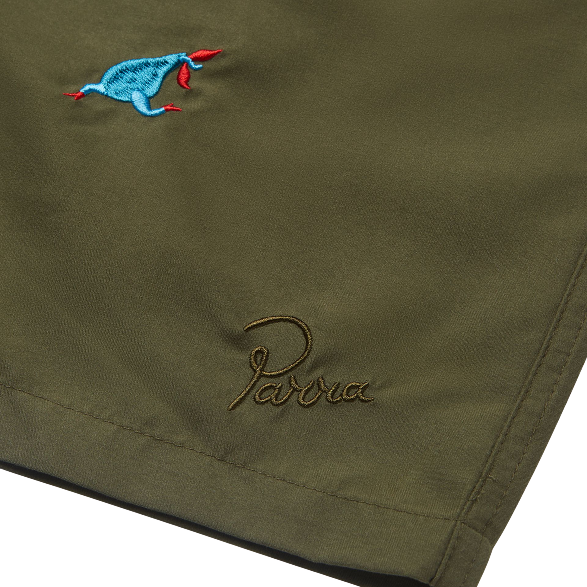 Parra Running Pear Swim Shorts - Olive