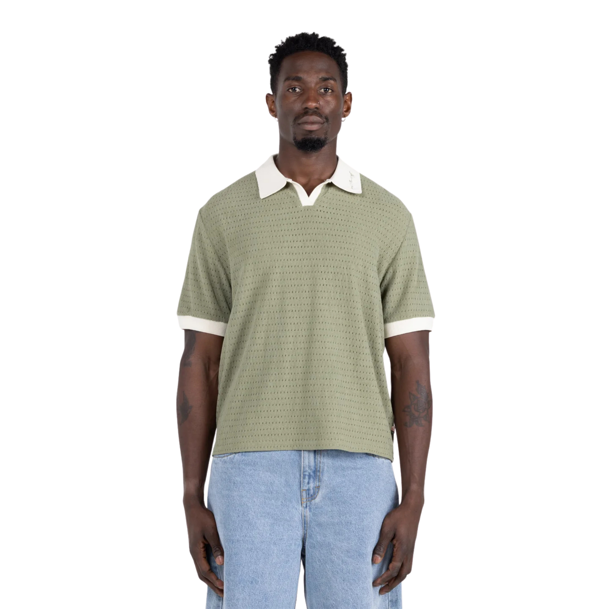 Men's Honor The Gift Pique Colorblock Polo - Sage