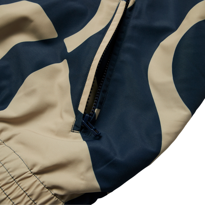 Parra Zoom Winds Reversible Track Jacket - Navy Blue