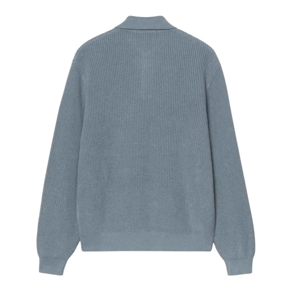 Men's Carhartt WIP Miles Knit Polo - Shady Blue