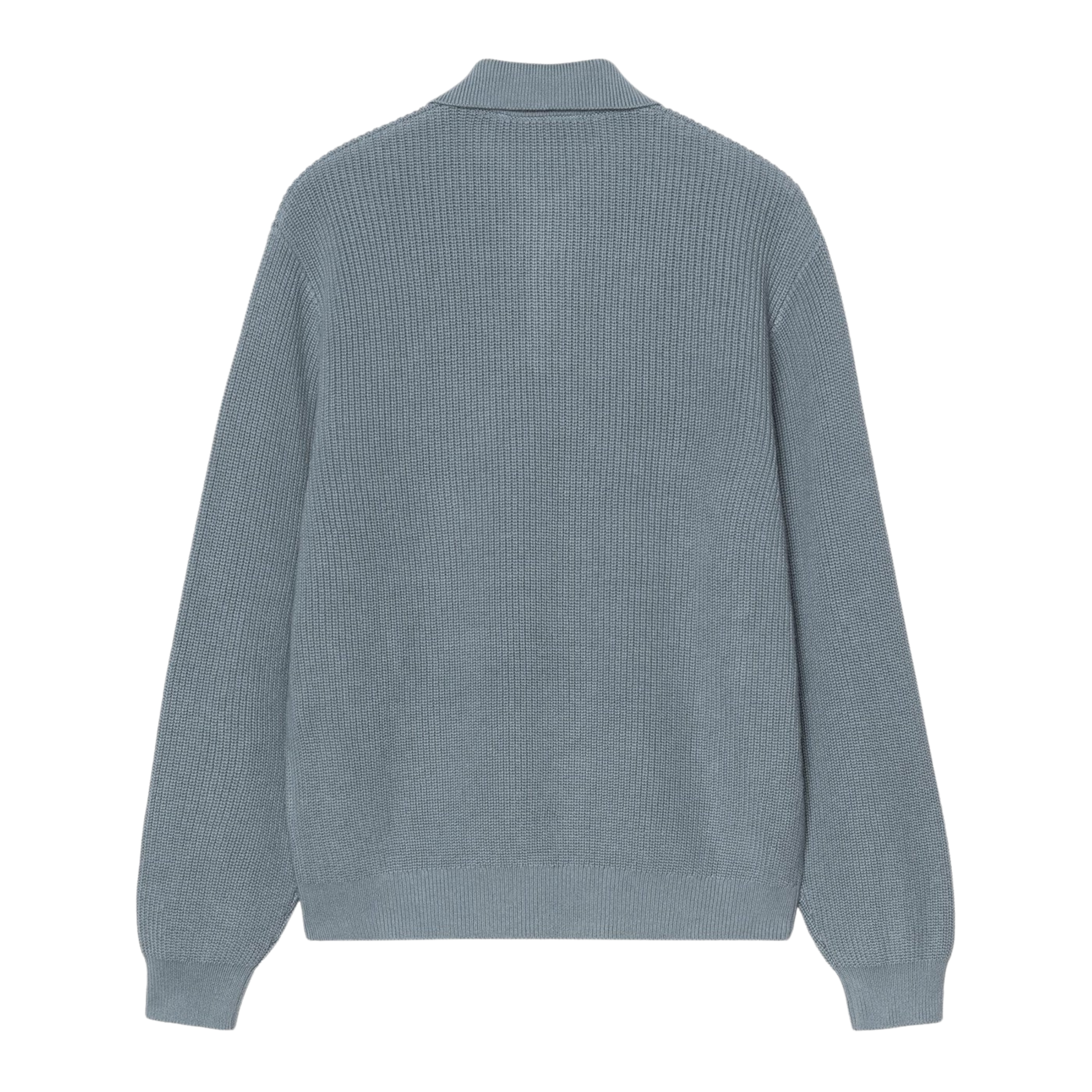 Men's Carhartt WIP Miles Knit Polo - Shady Blue