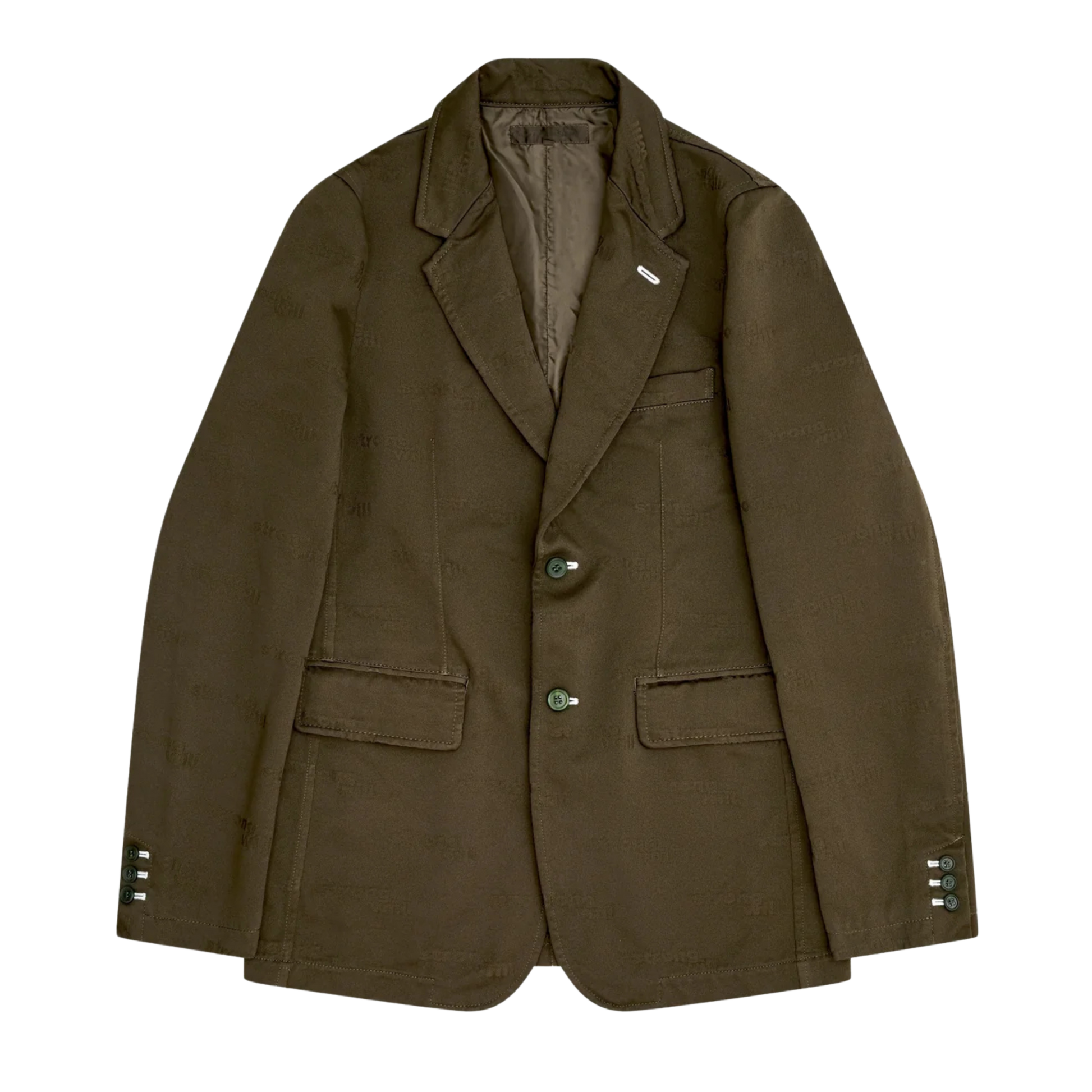 COMME des GARÇONS SHIRT "Strong Will" Woven Jacket - Khaki