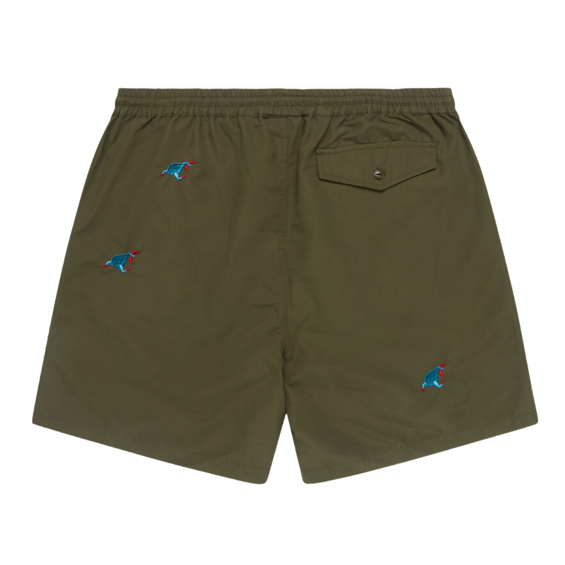 Parra Running Pear Swim Shorts - Olive