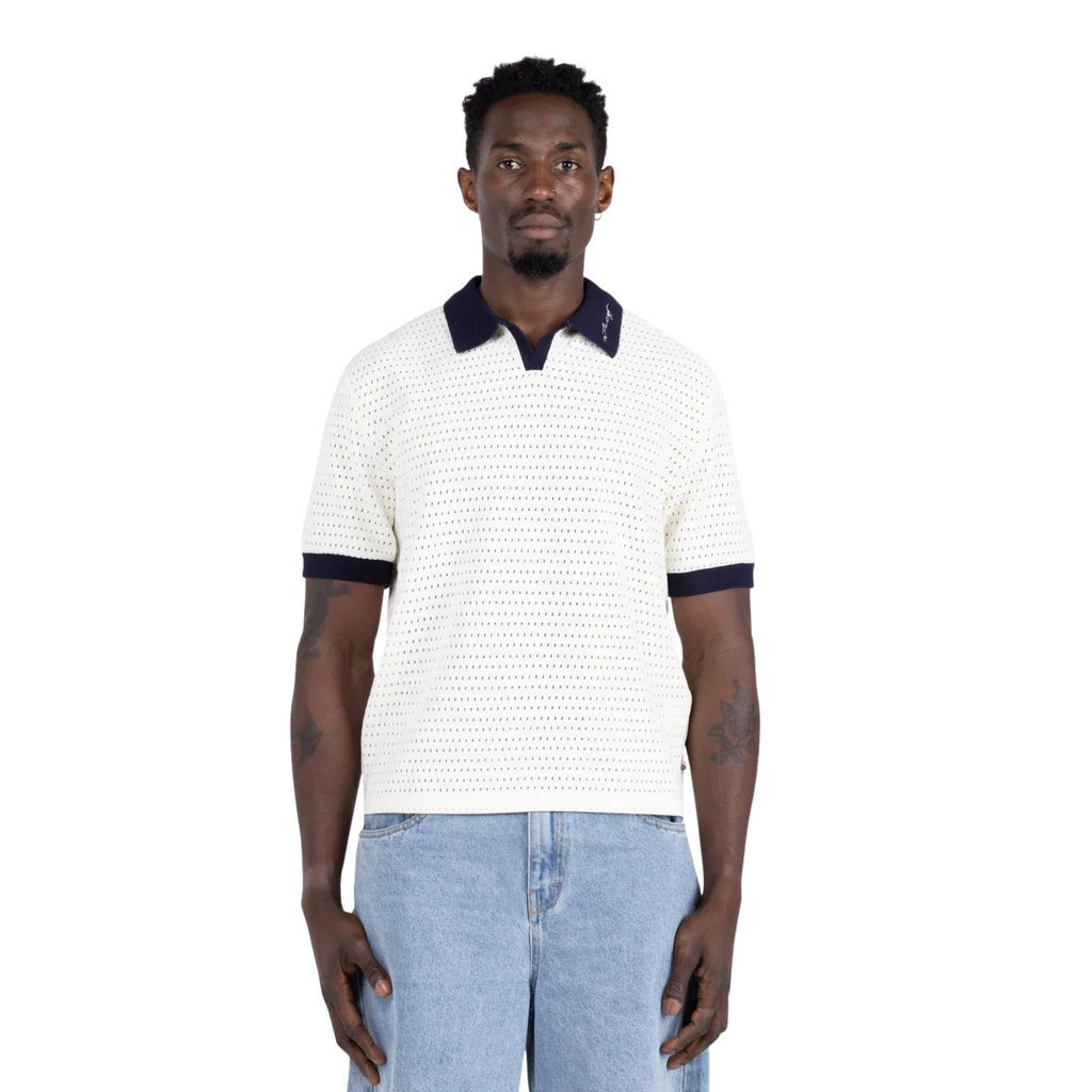 Men's Honor The Gift Pique Colorblock Polo - Bone