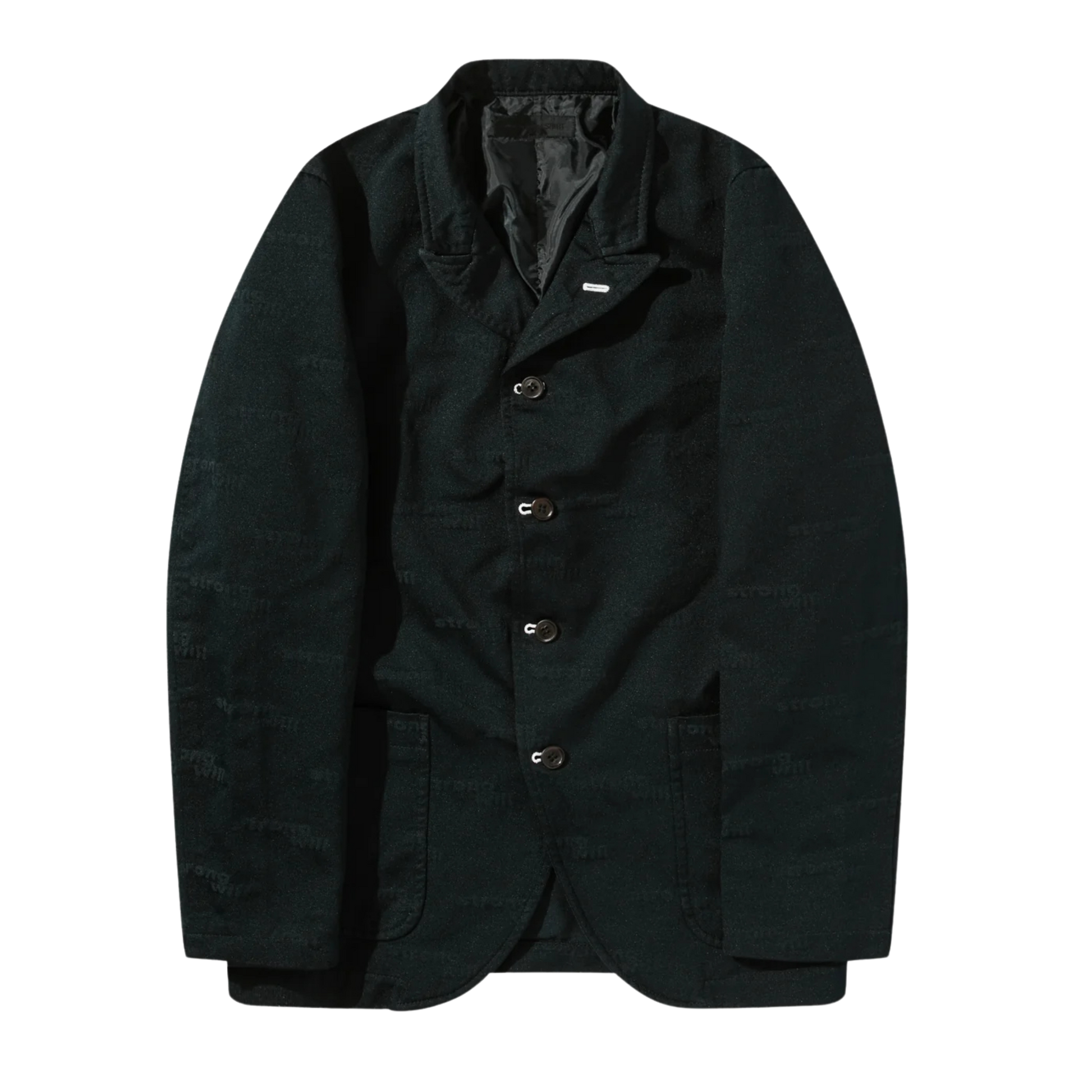 COMME des GARÇONS SHIRT "Strong Will" Woven Jacket - Navy