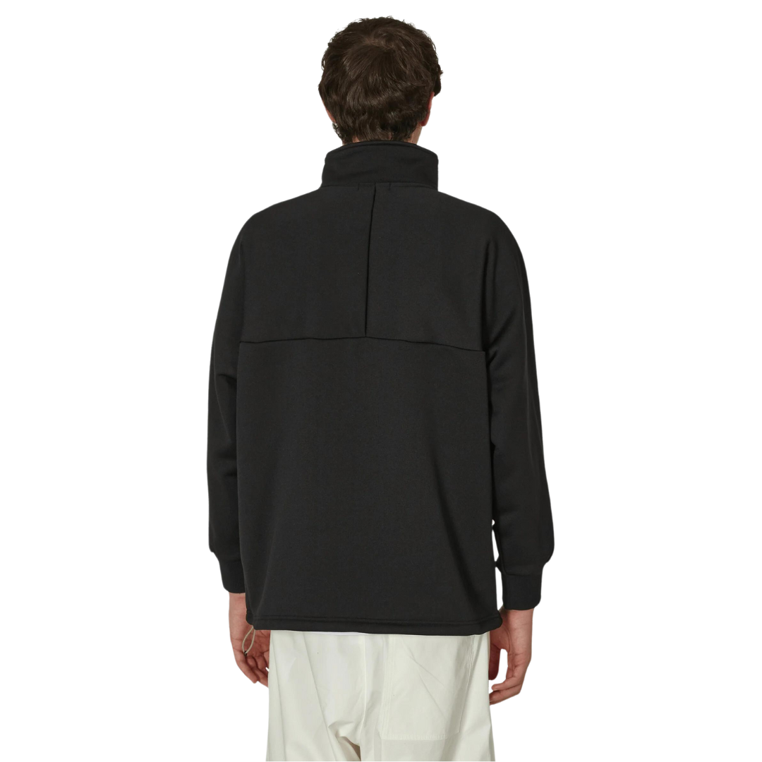 COMME des GARÇONS Homme Men's Half Zip Sweatshirt - Black COMME des GARÇONS Homme Men's Half Zip Sweatshirt - Black
