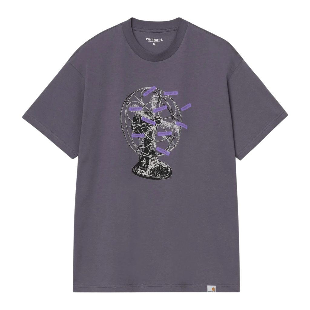 Men's Carhartt WIP Fan T-Shirt - Shady Purple