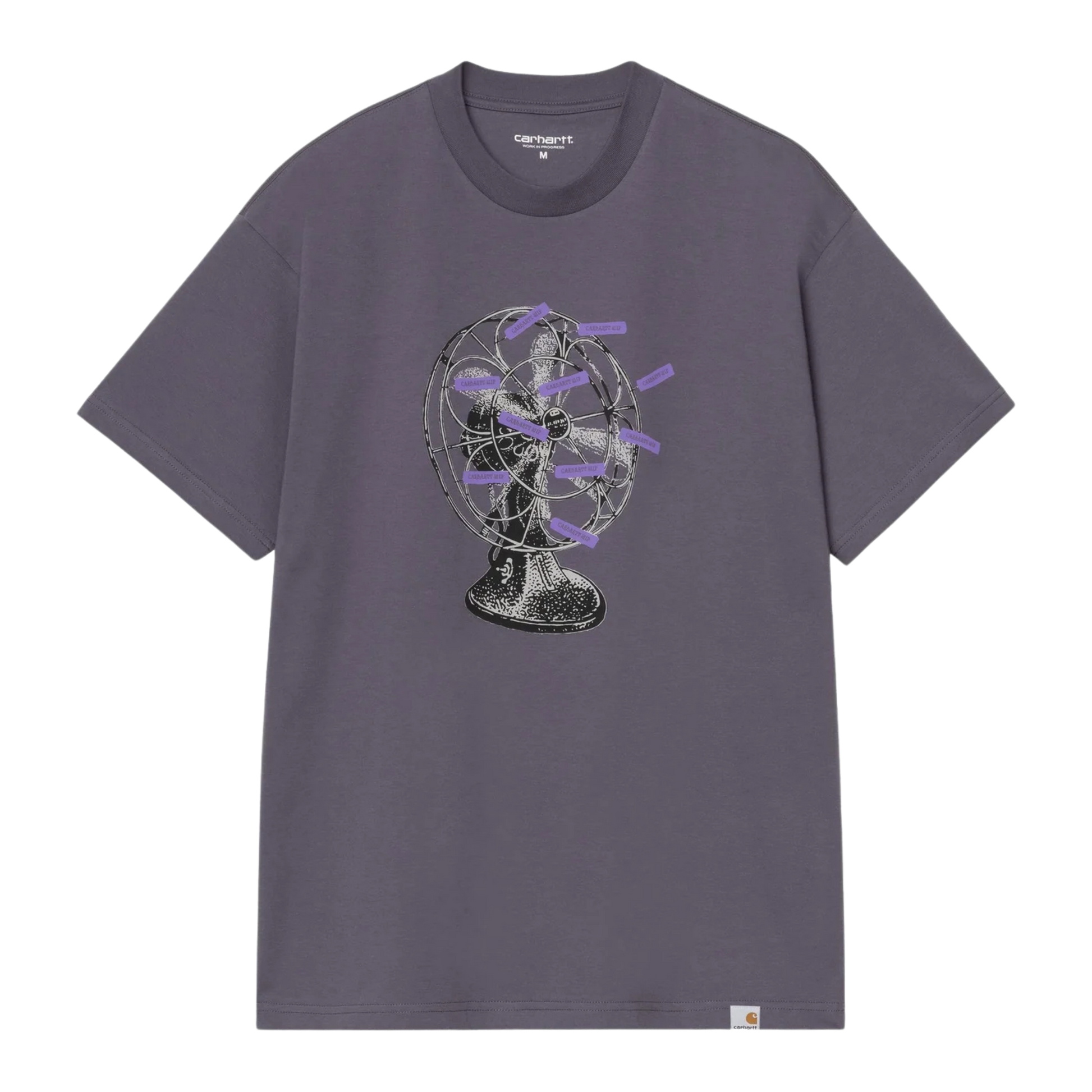 Men's Carhartt WIP Fan T-Shirt - Shady Purple