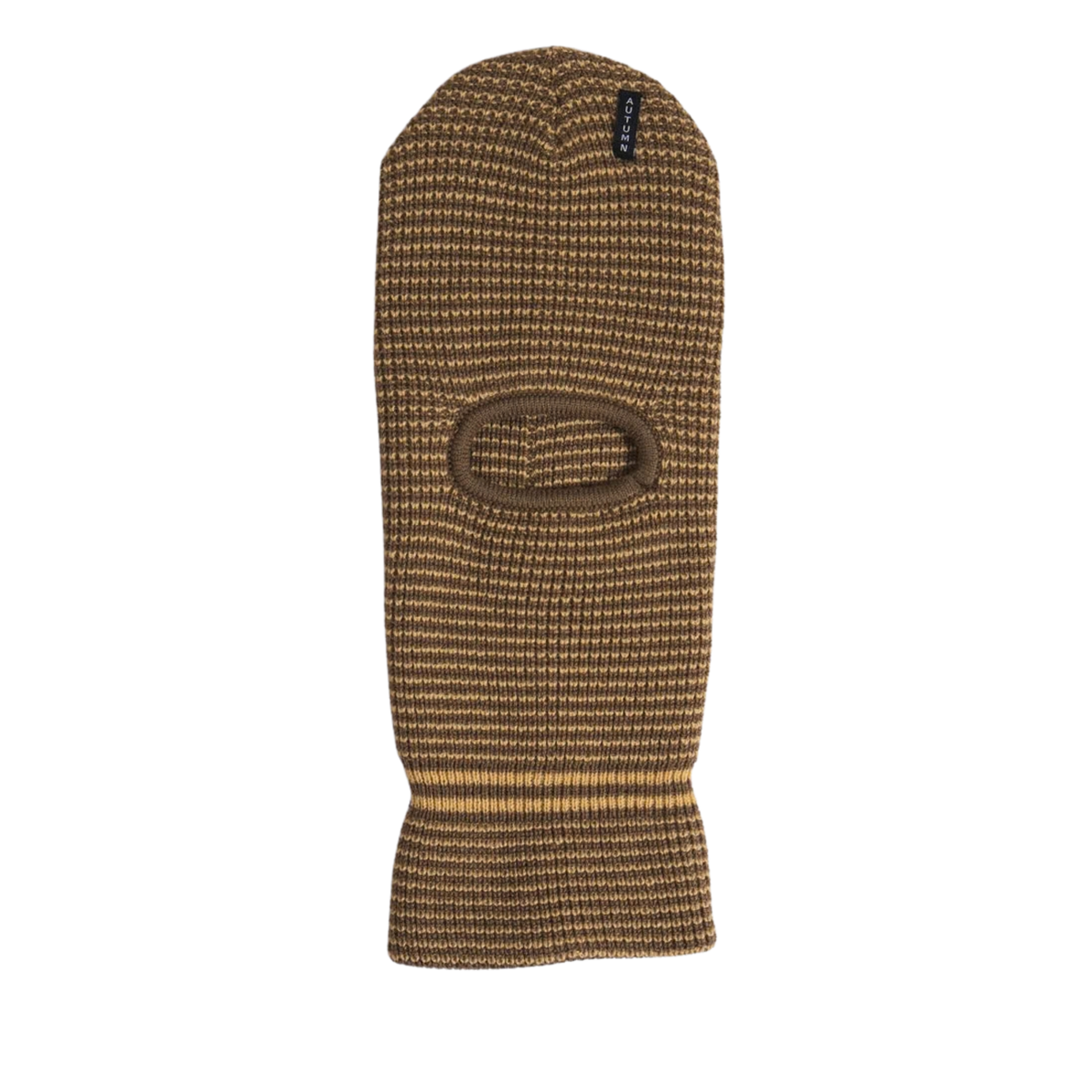 Autumn 2027 Striped Mask - Dark Sand