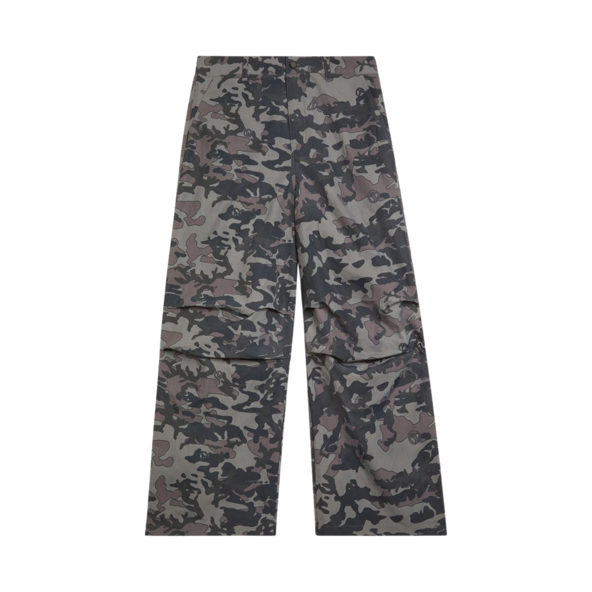 Babylon Ripstop Camo Pants - Ghillie Print Black