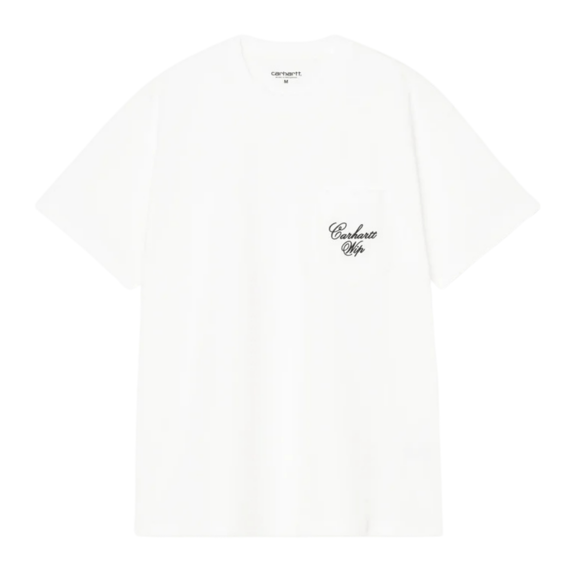 Carhartt WIP S/S Longhand Pocket T-Shirt - White/Black