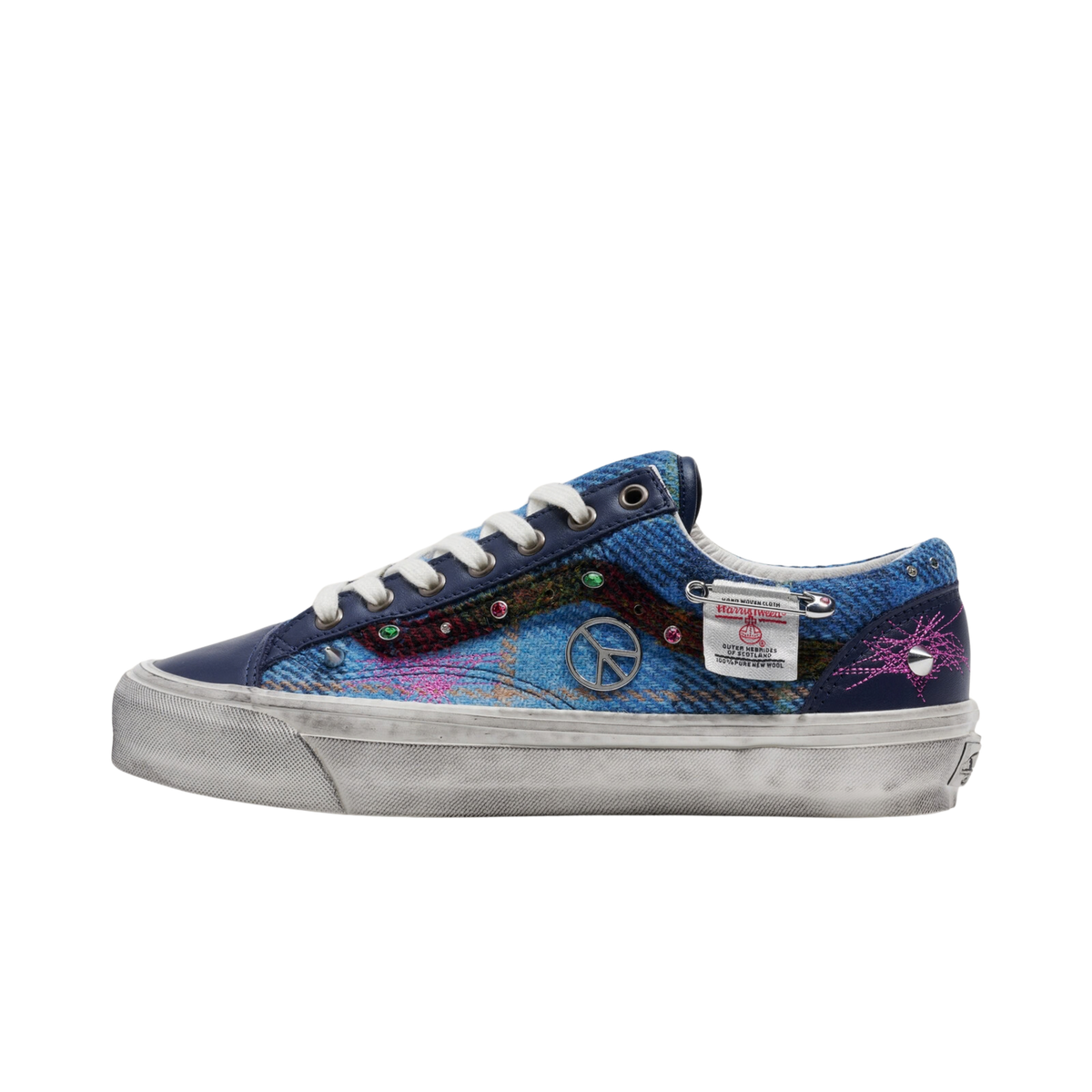 Men's Vans LX Old Skool 36 Harris Tweed - NAVY/MULTI