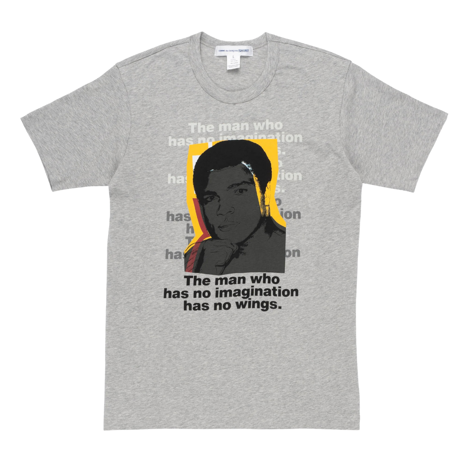 COMME des GARÇONS Shirt Muhammed Ali Knit T-Shirt - Grey