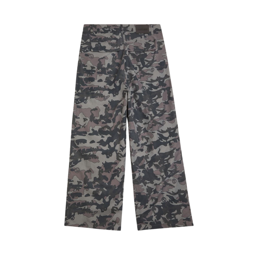 Babylon Ripstop Camo Pants - Ghillie Print Black
