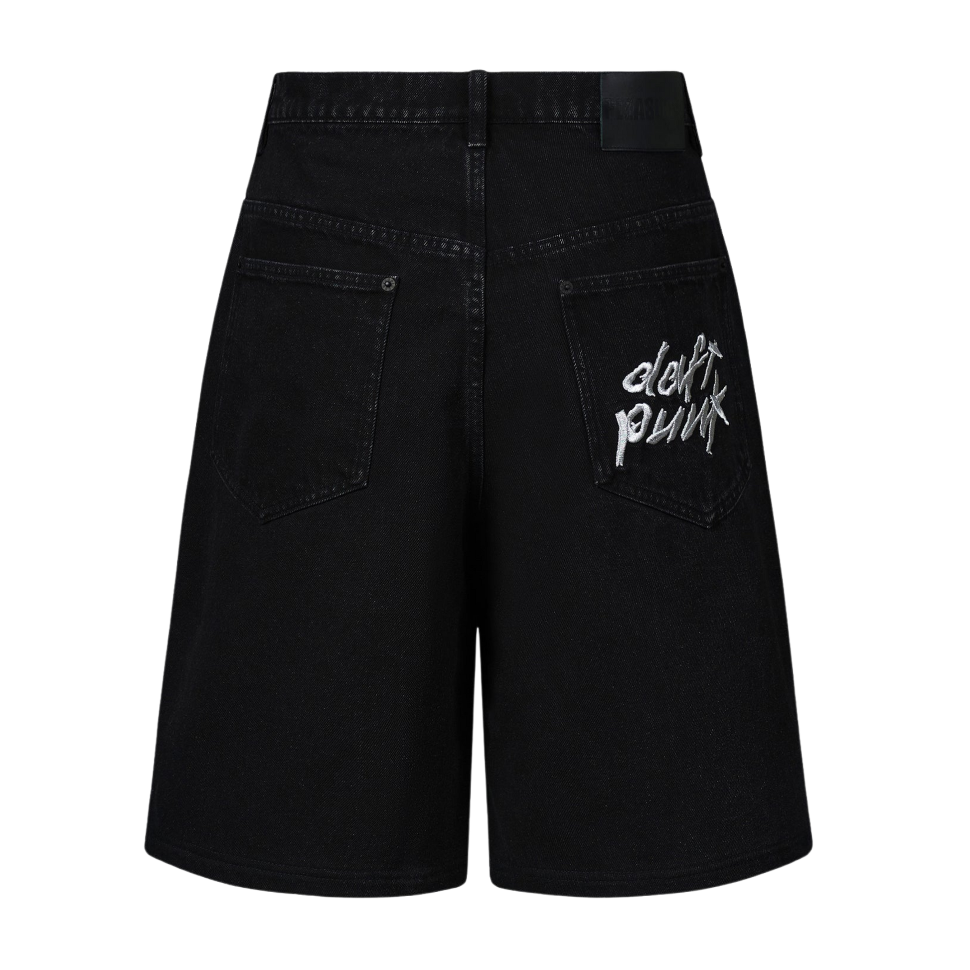 Pleasures x Daft Punk Lucky Studded Jorts - Black – ficegallery Pleasures x Daft Punk Lucky Studded Jorts - Black – ficegallery