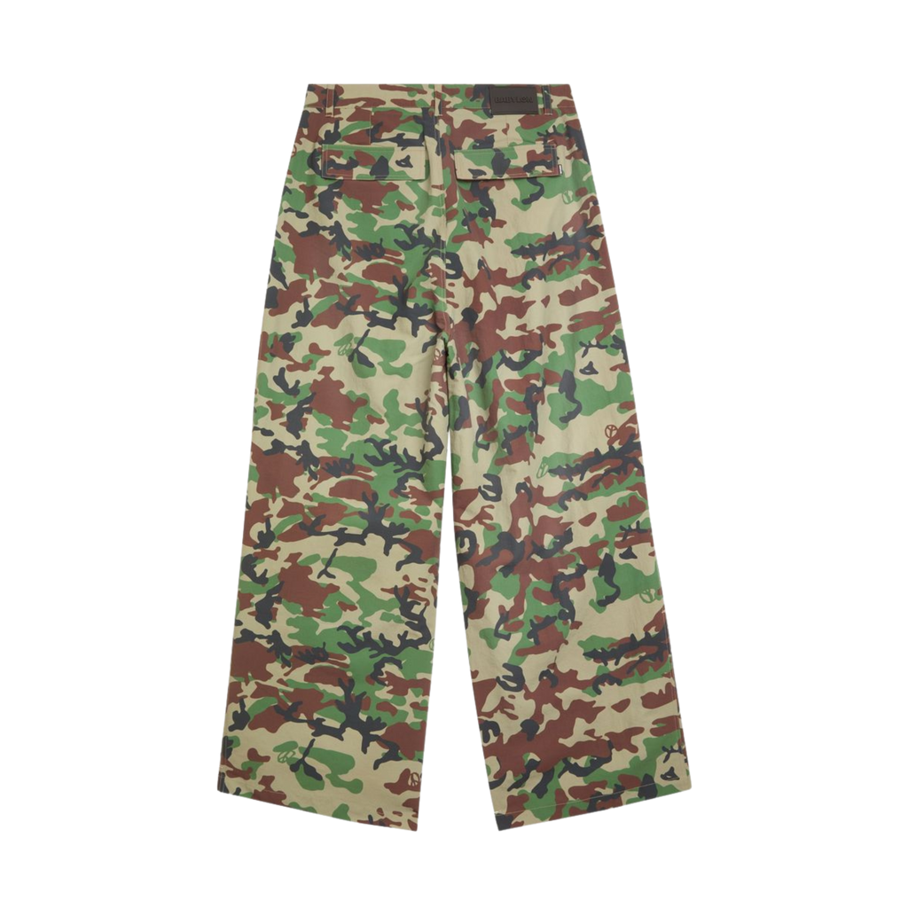 Babylon Ripstop Camo Pants - Ghillie Camo Green