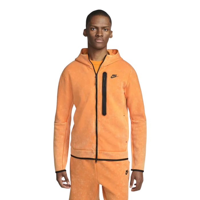 Men's Nike Sportswear Tech Fleece Sweatshirt - Kumquat/Black