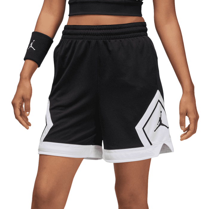 Women's Jordan Sport Mesh Shorts - Black/white