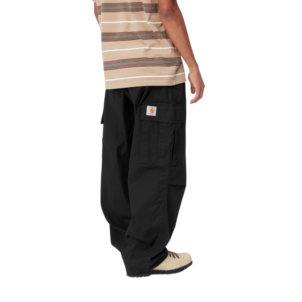 Men's Carhartt WIP Cole Cargo Pant - Black Rinsed