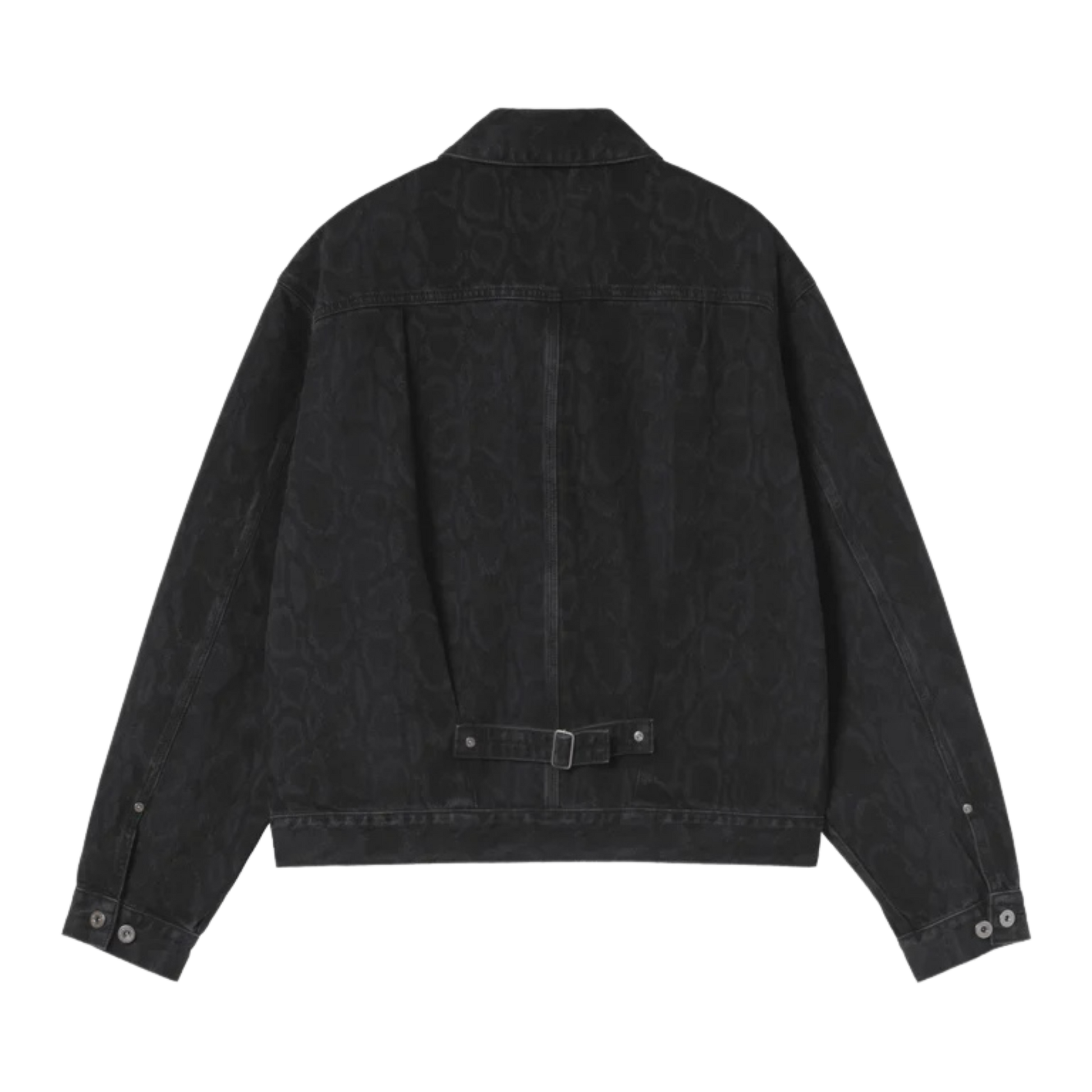 Carhartt WIP Belmar Jacket - Black Snake Camo (Heavy Stone Wash)